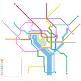 Insane DC Metro Map