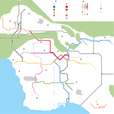 Aucklaide Metro Area Subway Map (unknown)