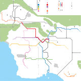 Aucklaide Metro Area Subway Map (unknown)