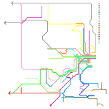 Beavertown & Southern (Model Railroad) System Map