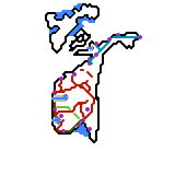 Norway map + Svalbard (real)