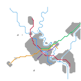 Region of Waterloo Rail Transit Map (speculative)