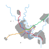 Region of Waterloo Rail Transit Map (speculative)