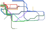 Southeastern Off-Peak Weekday service pattern Except ford Blackfriars to Beckingham Juction  (real)