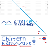 Chiltern Railway Network 2017 (MAINLINE) (real)