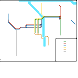 TriMet Rail System Map (MAX & WES) (real)