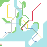 Harton Subway, Network Map
