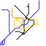 London Northern, Bakerloo, Circle & Piccadilly Line (real)