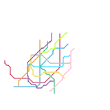 Карта Самарского метро 2100 год