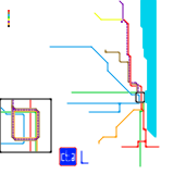 The Chicago "L" Fantasy Map Alternate Expansion With old lines