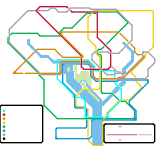 A default map, but every line is circular (unknown)