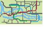 Ficitonal US state capital city "Dex" (unknown)
