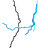 Essen U Bahn Map (real)