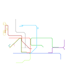 Hong Kong MTR map 2025 (not finished) (real)