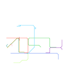 Hong Kong MTR map 2025 (not finished) (real)