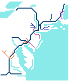 Northeastern US Rail Map (real)