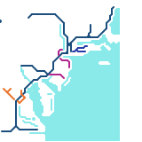 Northeastern US Rail Map (real)