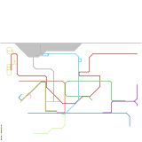 Hong Kong MTR map 2025 (finished) (real)