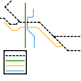 Sapporo Railway & subway  (real)