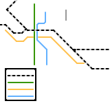 Sapporo Railway & subway  (real)