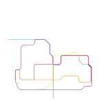 My Automatic Subway Map (NOT TO SCALE) (unknown)