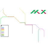 Tren MX route map (speculative)