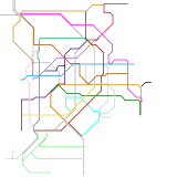 Metro Manila's rail system with some fictional elements added (1/30/2026) (speculative)