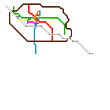 карта чемского метрополитена