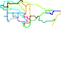 Miklin Metro map