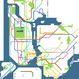 New York with fictional lines (speculative)