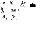 made up olypmic pictograms (unknown)