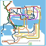 vanilla City Subway map (unknown)