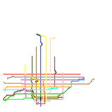 Toronto (21 subway lines)