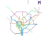 Dc-Baltimore Metro Map