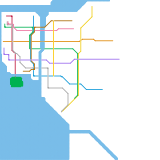 Charlotte City Subway Map  (unknown)