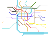 Map of Martinov metro system (unknown)