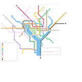 Washington Metro Map (real)