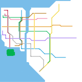 Charlotte City Subway Map (unknown)