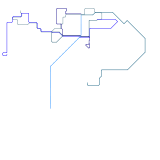 Amsterdam North city bus and North/South metro line M52 (real)