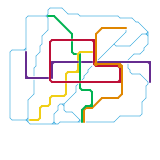 Bahiishe Public Transit Map  (unknown)