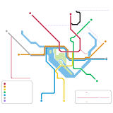 뭉탱이월드 노선도