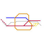 H.W. MRT Map (with train)