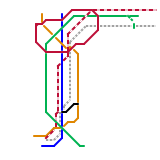 Capital MRT Map (with train)