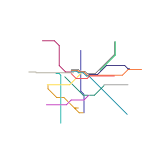 Mapa do Metro de Sp 20XX - All projects in planning (real)