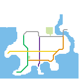 Bay City Subway Map