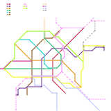 Vienna - Metro + S-Bahn Map - Offical Extensions and Speculative Extensions (speculative)
