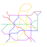 My Own Metro Map (Inspired by Pocket Trains)
