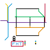 Fairfield Hills Psychiatric Center Utilitary Tunnels Map (speculative)