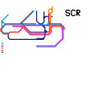 SCR map with Metro and Tramlink (speculative)