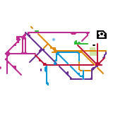 Bikini Bottom  Metro Map (unknown)